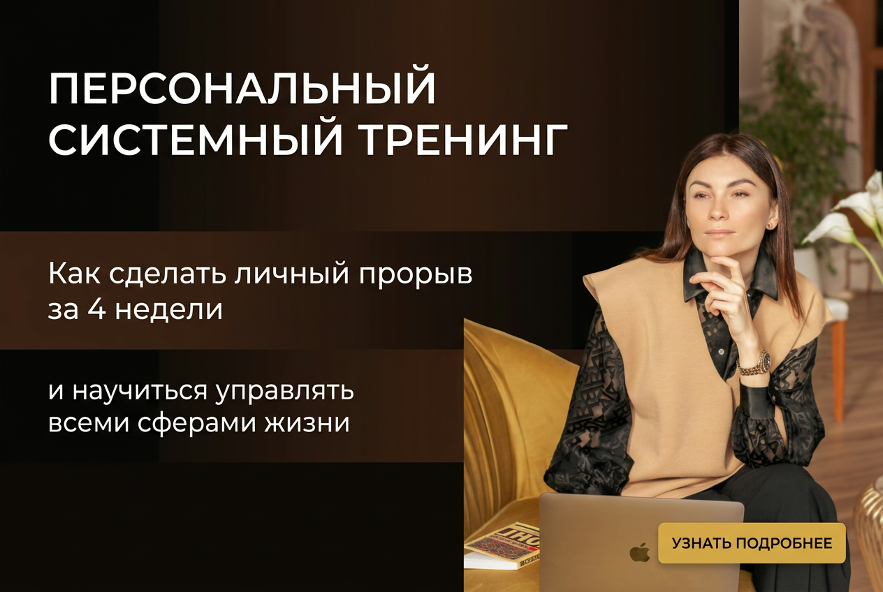 ПЕРСОНАЛЬНЫЙ СИСТЕМНЫЙ ТРЕНИНГ