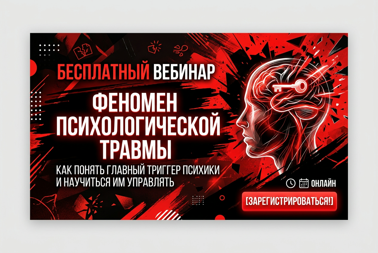 Бесплатный урок «ФЕНОМЕН ПСИХОЛОГИЧЕСКОЙ ТРАВМЫ»