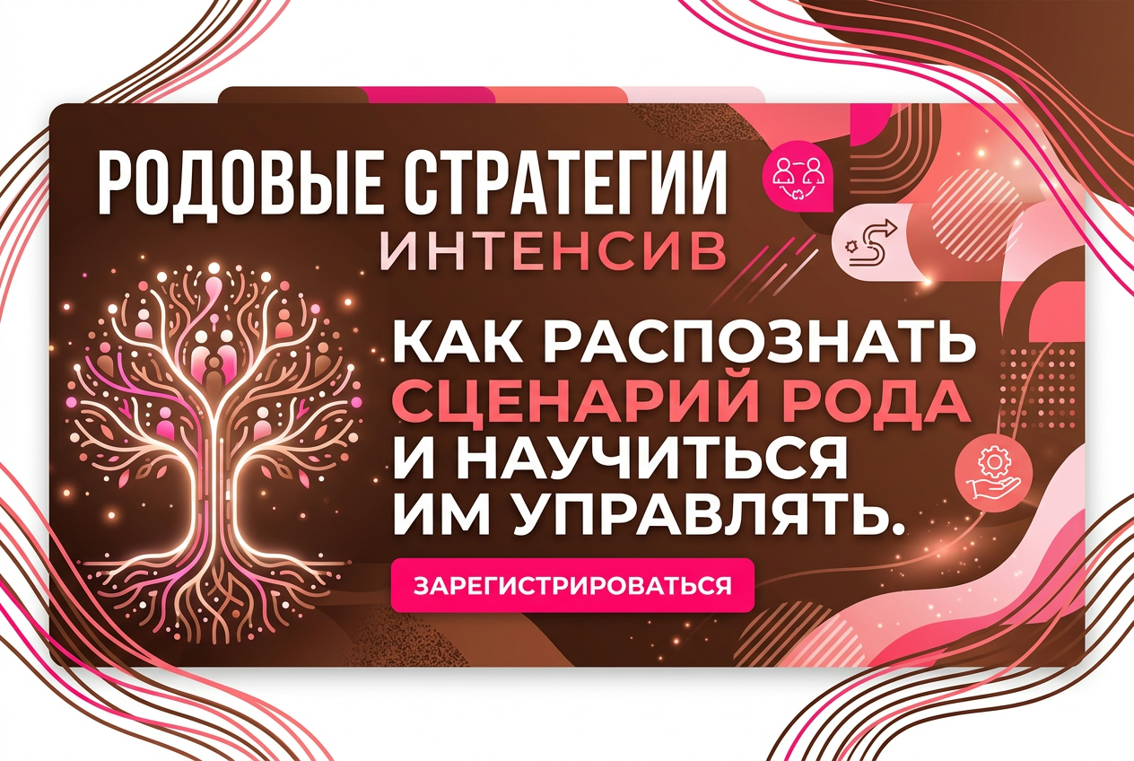 Бесплатный интенсив «РОДОВЫЕ СЦЕНАРИИ»