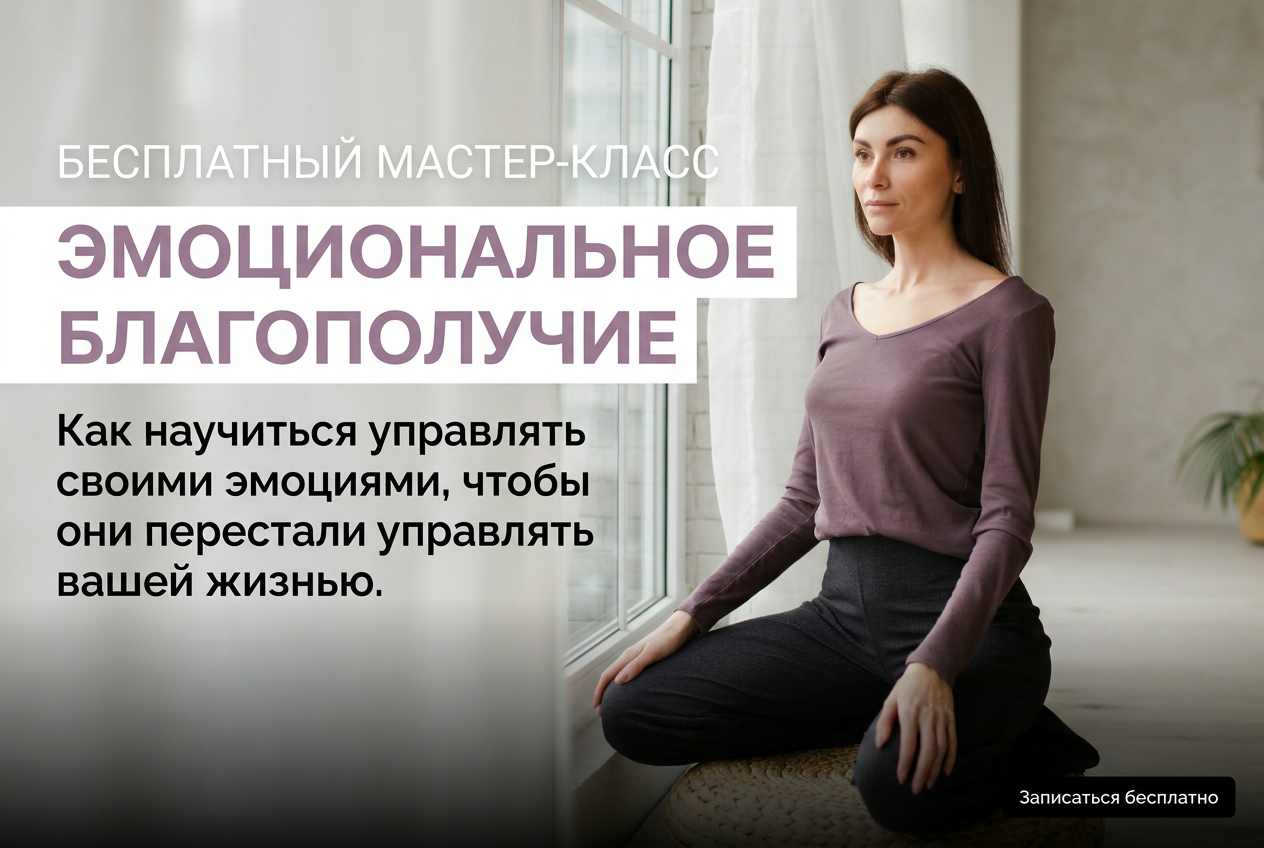 Бесплатный мастер-класс «Эмоциональное благополучие»